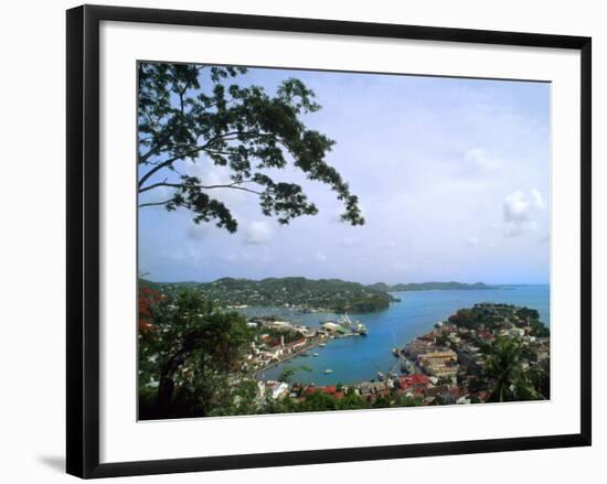 View from Mountain of St. Georges, Grenada, Caribbean-Bill Bachmann-Framed Photographic Print