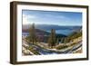 View from Mt. Jochberg, Wetterstein mountain range and Karwendel mountain range. Germany-Martin Zwick-Framed Photographic Print