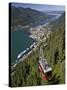 View from Mt. Robert'S, Juneau, Alaska, USA-Walter Bibikow-Stretched Canvas