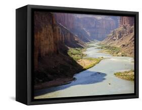 View from Nankoweap Overlook While Rafting the Grand Canyon. Grand Canyon National Park, Az.-Justin Bailie-Framed Stretched Canvas