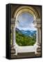 View from Neuschwanstein Castle in the Bavarian Alps of Germany.-SeanPavonePhoto-Framed Stretched Canvas