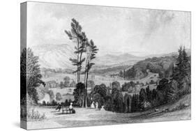 View from Norbury, Surrey, 19th Century-William Radclyffe-Stretched Canvas
