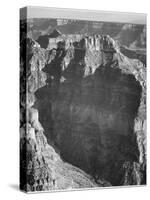 View From "North Rim 1941 Grand Canyon National Park" Arizona.  1941-Ansel Adams-Stretched Canvas