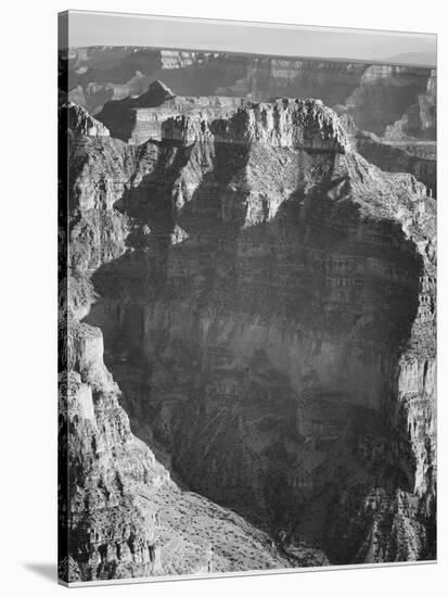 View From "North Rim 1941 Grand Canyon National Park" Arizona.  1941-Ansel Adams-Stretched Canvas