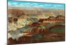 View from North Rim, Grand Canyon-null-Mounted Art Print