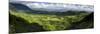 View from Nuuanu Pali State Wayside Viewpoint, Oahu, Hawaii, USA-Charles Crust-Mounted Photographic Print