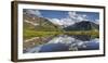 View from Oberberg, Blauer Kofel, Rotes Beil, Mountain Lake, Pfitscher Tal (Valley-Rainer Mirau-Framed Photographic Print