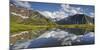 View from Oberberg, Blauer Kofel, Rotes Beil, Mountain Lake, Pfitscher Tal (Valley-Rainer Mirau-Mounted Photographic Print