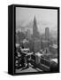 View from Observation Deck at Rockefeller Center Looking Southeast at the Chrysler Building-null-Framed Stretched Canvas