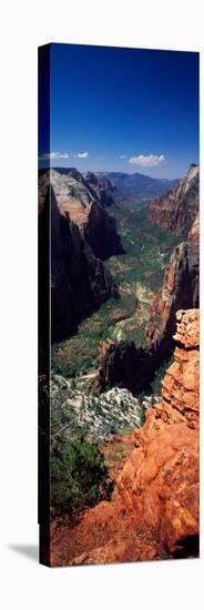 View from Observation Point, Zion National Park, Utah, USA-null-Stretched Canvas