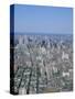 View from Observatory on the 110th Floor of the World Trade Center, New York City, USA-Christopher Rennie-Stretched Canvas