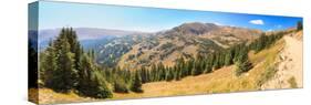 View from Old Fall River Road Near the Alpine Visitor Center, Rocky Mountain National Park-null-Stretched Canvas