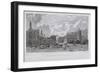 View from Old Palace Yard, Westminster, London, 1825-Charles Heath-Framed Giclee Print