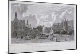 View from Old Palace Yard, Westminster, London, 1825-Charles Heath-Mounted Giclee Print