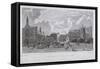 View from Old Palace Yard, Westminster, London, 1825-Charles Heath-Framed Stretched Canvas