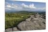 View from one of the many rocky summits of Grayson Highlands State Park, Virginia, United States of-Jon Reaves-Mounted Photographic Print