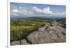 View from one of the many rocky summits of Grayson Highlands State Park, Virginia, United States of-Jon Reaves-Framed Photographic Print