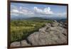 View from one of the many rocky summits of Grayson Highlands State Park, Virginia, United States of-Jon Reaves-Framed Photographic Print