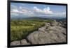 View from one of the many rocky summits of Grayson Highlands State Park, Virginia, United States of-Jon Reaves-Framed Photographic Print