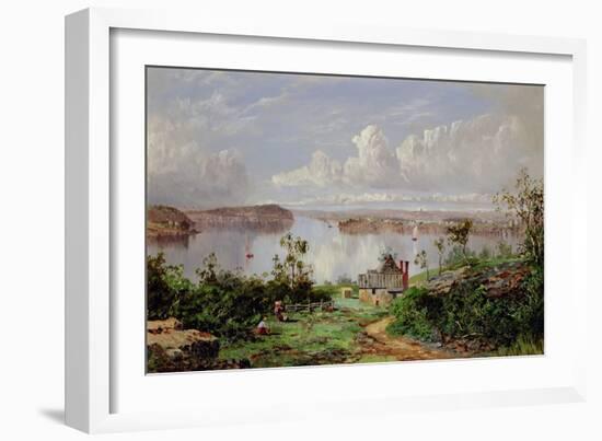 View From Onions Port, Sydney-William Charles Piguenit-Framed Giclee Print