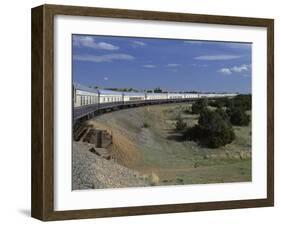 View from Open Doorway on the American Orient Express Train, Travelling in the Southwest U.S., USA-Alison Wright-Framed Photographic Print