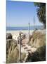 View from Palisades Down to Beach, Santa Monica Beach, Santa Monica, California, USA-Ethel Davies-Mounted Photographic Print