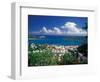 View from Paradise Point, Charlotte Amalie, St. Thomas, Caribbean-Robin Hill-Framed Photographic Print