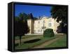 View from Park of Chateau De Vaurenard, Near Gleize, Rhone-Alpes, France-null-Framed Stretched Canvas