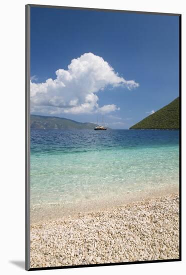 View from Pebble Beach across Antisamos Bay, Sami, Kefalonia (Kefallonia-Ruth Tomlinson-Mounted Photographic Print