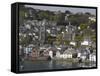 View from Penleath Point, Fowey, Cornwall, England, United Kingdom, Europe-Rob Cousins-Framed Stretched Canvas