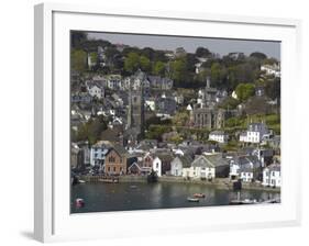 View from Penleath Point, Fowey, Cornwall, England, United Kingdom, Europe-Rob Cousins-Framed Photographic Print