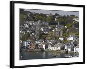 View from Penleath Point, Fowey, Cornwall, England, United Kingdom, Europe-Rob Cousins-Framed Photographic Print