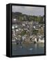 View from Penleath Point, Fowey, Cornwall, England, United Kingdom, Europe-Rob Cousins-Framed Stretched Canvas