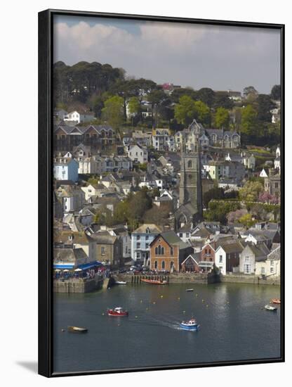 View from Penleath Point, Fowey, Cornwall, England, United Kingdom, Europe-Rob Cousins-Framed Photographic Print