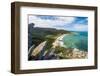 View from Pico Da Coroa to Lagoinha Do Leste Wild Beach in Florianopolis, Santa Catarina State, Sou-Vitor Marigo-Framed Photographic Print