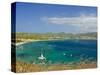 View From Pigeon Point Down to Rodney Bay, St. Lucia, Windward Islands, West Indies, Caribbean-null-Stretched Canvas