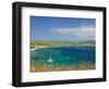 View From Pigeon Point Down to Rodney Bay, St. Lucia, Windward Islands, West Indies, Caribbean-null-Framed Photographic Print