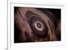 View from plane of eroded salt dome, Kavir Desert, Iran-Paul Williams-Framed Photographic Print