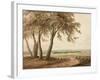 View from Polesden, Surrey, 1800-John Varley-Framed Giclee Print