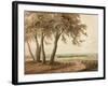 View from Polesden, Surrey, 1800-John Varley-Framed Giclee Print