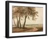 View from Polesden, Surrey, 1800-John Varley-Framed Giclee Print