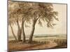 View from Polesden, Surrey, 1800-John Varley-Mounted Giclee Print