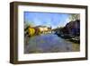 View from Pont des Arts, Paris, France-Nicolas Hugo-Framed Giclee Print