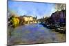 View from Pont des Arts, Paris, France-Nicolas Hugo-Mounted Giclee Print