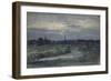 View from Pugin's House Near Salisbury (Oil on Millboard, Mounted as a Drawing)-David Charles Read-Framed Giclee Print