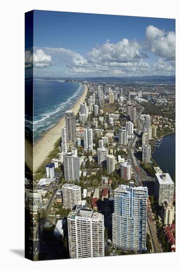 View From Q1 Skyscraper, Surfers Paradise, Gold Coast, Queensland, Australia-David Wall-Stretched Canvas