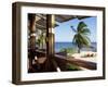 View from Restaurant, Rum Point Inn, Placencia, Belize, Central America-Upperhall-Framed Photographic Print