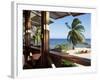 View from Restaurant, Rum Point Inn, Placencia, Belize, Central America-Upperhall-Framed Photographic Print