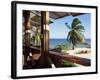 View from Restaurant, Rum Point Inn, Placencia, Belize, Central America-Upperhall-Framed Photographic Print