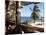 View from Restaurant, Rum Point Inn, Placencia, Belize, Central America-Upperhall-Mounted Photographic Print